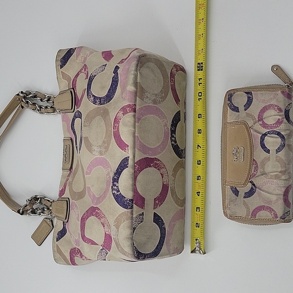 Coach Multicolor Signature Tote and Wallet Set - Picture 16 of 16
